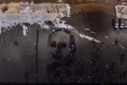 Маразм крєпчаєт ! У Росії тілами виклали портрет Путіна.Відео