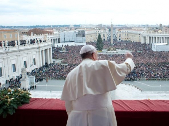 Папа Римський у різдвяному посланні згадав Україну