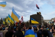 В Краматорську знесли пам'ятник Леніну.Відео
