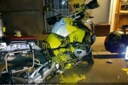У Тбілісі російські мотоцикли стали синьо-жовтими