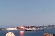 Корабель окупантів «Ладный» запустив ракети "неладно"!Відео
