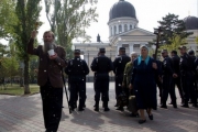 В Одесі кілька "майданівців" розігнали три проросійських мітинги