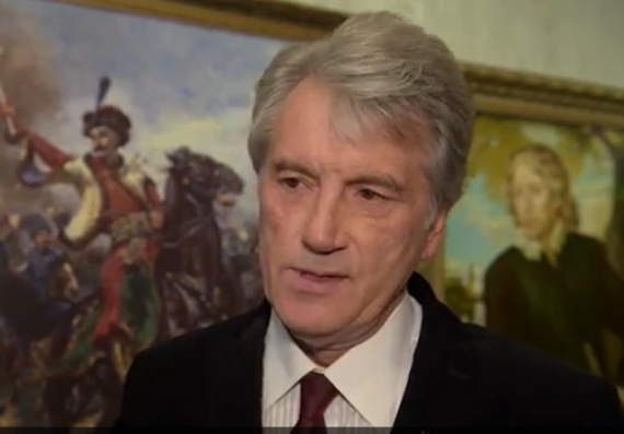 Ющенко висловив свою підтримку ув&#039;язненим патріотам.Відео